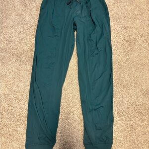 Lululemon Athletica Green Track Pants with Tapered Fit
